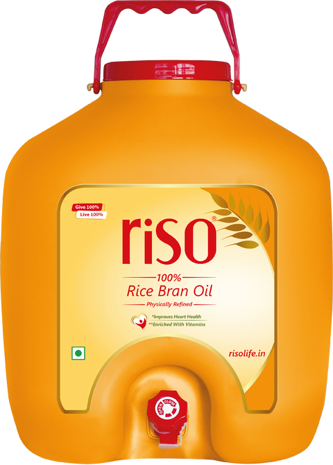 RISO RICE BRAN OIL - 15L TAP JAR