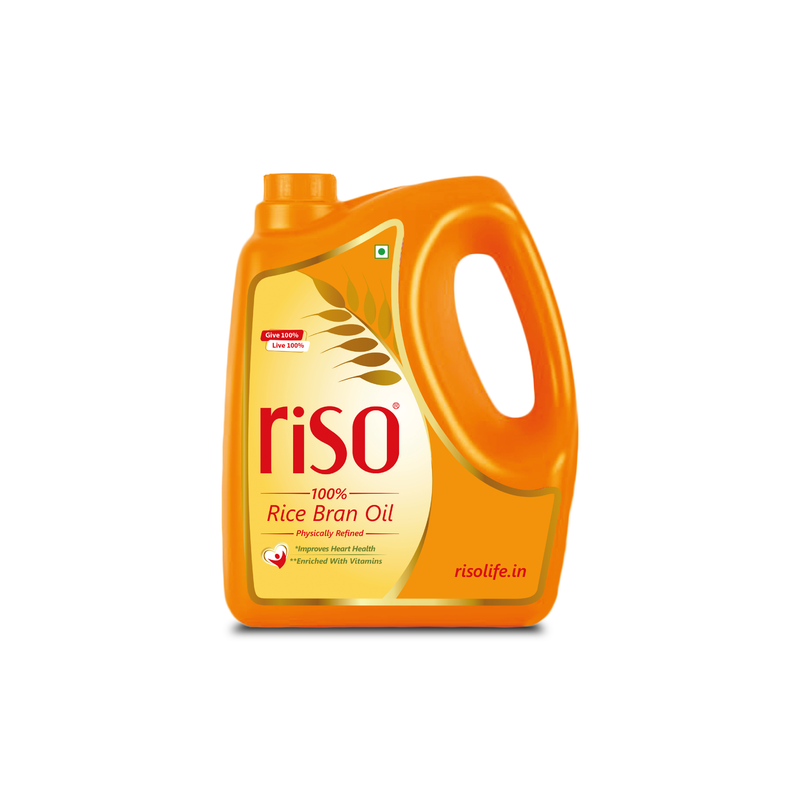 RISO RICE BRAN OIL - 5 L CAN