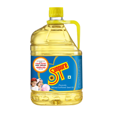 SUNPURE SUNFLOWER OIL - 5 L OFFER JAR - LIMIT EDITION PACK