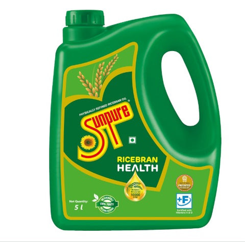 SUNPURE RICE BRAN OIL - 1 L