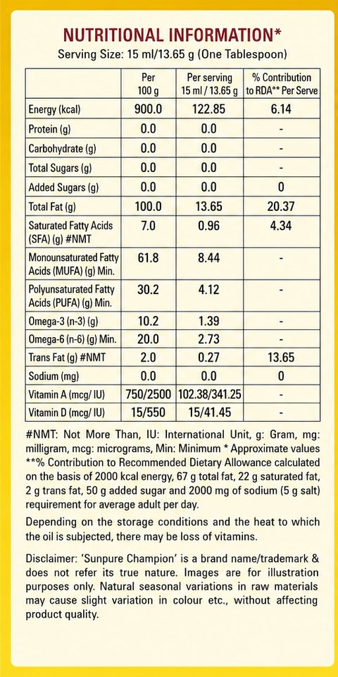 SUNPURE CANOLA OIL
